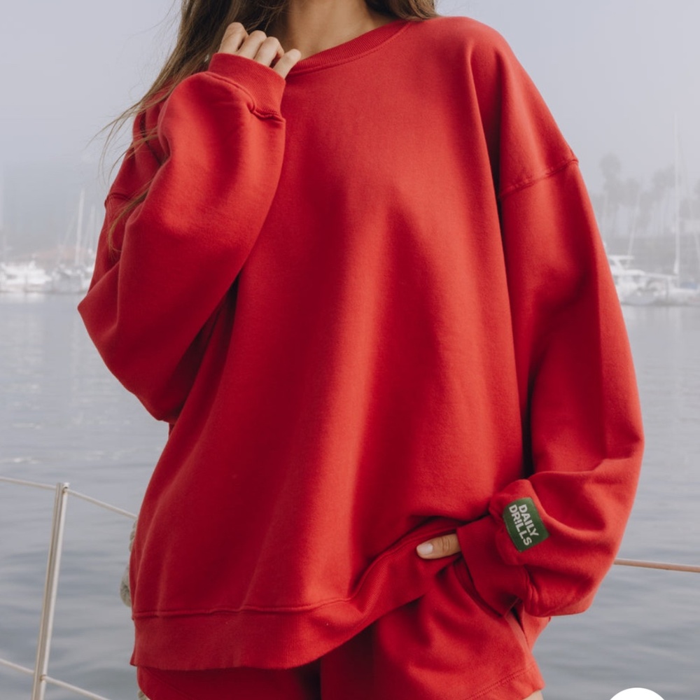 Daily Drills Unisex Oversized Crew